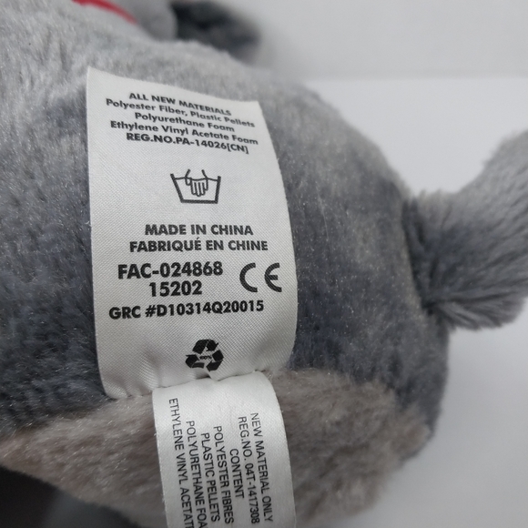 Disney Store Original Plush Tramp Dog Stuffed Animal Lady and the Tramp Gray 17" - Picture 8 of 12